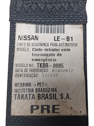 CINTO SEGURANÇA DIANTEIRO ESQUERDO NISSAN KICKS 2017 A 2024