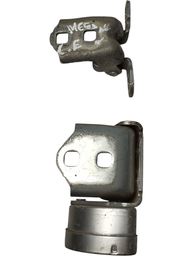 PAR DOBRADIÇAS PORTA TRASEIRA ESQUERDA MEGANE 2007 A 2013