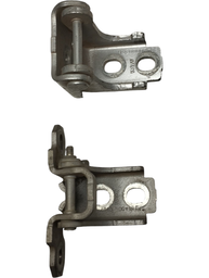 Par Dobradiças Porta Dianteira Esquerda Fluence 2011 a 2018