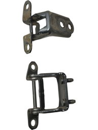 PAR DOBRADIÇAS PORTA TRASEIRA DIREITA KICKS 2017 A 2025