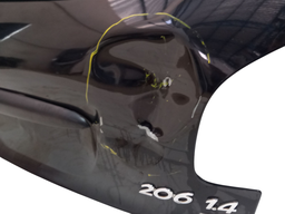 TAMPA TRASEIRA PEUGEOT 206 207 2002 A 2014 C/AMASSADO