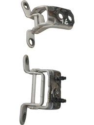 PAR DOBRADIÇAS PORTA TRASEIRA ESQUERDA VERSA 2012 A 2020