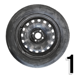 Pneu Roda 195/60R15 Saveiro 1.6 G7 2016 a 2019