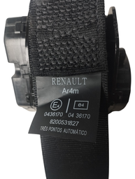 CINTO SEGURANÇA TRASEIRO ESQUERDO SANDERO 2008 2009 A 2014