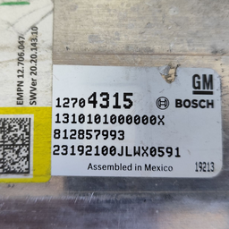 MÓDULO INJEÇÃO GM CHEVROLET ONIX 2020 2023 ORIGINAL