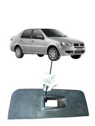 Moldura Botão Vidro Elétrico Dianteiro Direito Fiat Siena Pa