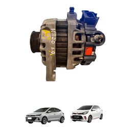 Alternador Hb20 Picanto 1.0 12v 3cc 13 a 19 (Plug 2Pinos)90A