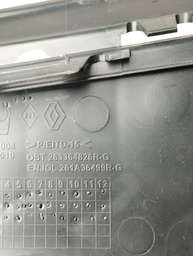 MOLDURA FAROL MILHA ESQUERDA RENAULT SANDERO 2008 A 2014