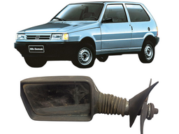 Retrovisor Esquerdo Uno Elx 84/90 Sanfona S/ Controle