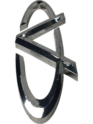 EMBLEMA CROMADO CAPÔ CHERY QQ TIGGO ORIGINAL