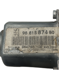 MOTOR VIDRO ELÉ. DIANTEIRO ESQUERDO PEUGEOT 307 2002 A 2012