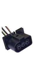 Plug Chicote Conector Do Ventilador Radiador Fox - 3 Fios