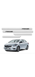 Friso Lateral Chevrolet Prisma Prata Switchblade 2012 A 2015