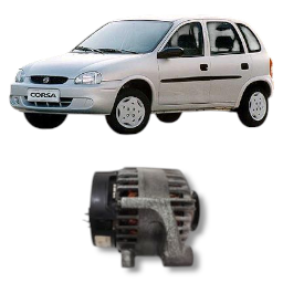 Alternador Celta Corsa 1.0 1.4 01/ S/ Ar S/ Direça Denso 60A