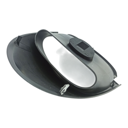 MOLDURA COMPUTADOR DE BORDO E RELÓGIO PEUGEOT 206 207