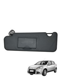 QUEBRA-SOL ESQUERDO RENAULT SANDERO PRETO 2014 2013 2021