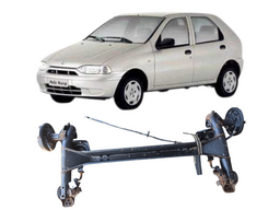 Eixo Traseiro Fiat Palio Siena 1996 a 2002