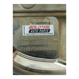 GRADE MOLDURA APLIQUE PARALAMA DIREITO RANGER 2012 A 2023