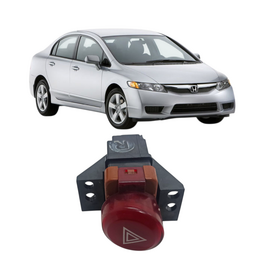 Botão Alerta Honda Civic 2007 a 2011 Original