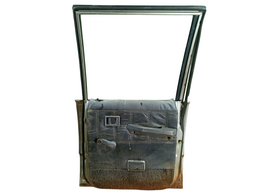 PORTA TRASEIRA DIREITA L200 1992 A 2006 (QUADRADA)