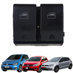 Botão Vidro Duplo Vw Gol Fox Polo Saveiro 2009 A 2023