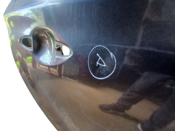 PORTA TRASEIRA DIREITA HB20X 2013 A 2019 C/ FURO MOLDURA