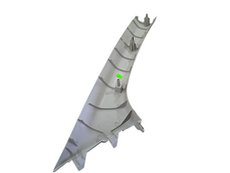 MOLDURA COLUNA PARABRISA ESQ MARCH S 2012 A 2014 