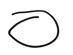 BORRACHA PORTA DIANTEIRA ESQUERDA MARCH 2012 A 2020