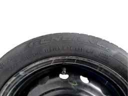 RODA 14 ESTEPE MARCH COM PNEU GENERAL ALTIMAX RT 175/65 R14