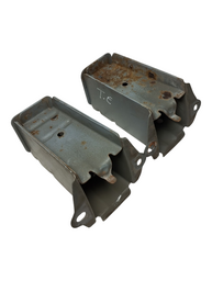 PAR SUPORTE ALMA LAMINA PARACHOQUE TRASE COROLLA 2009 A 2014