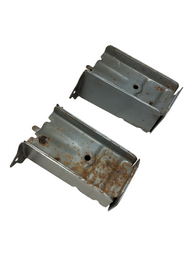 PAR SUPORTE ALMA LAMINA PARACHOQUE TRASE COROLLA 2009 A 2014