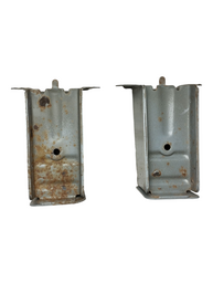 PAR SUPORTE ALMA LAMINA PARACHOQUE TRASE COROLLA 2009 A 2014