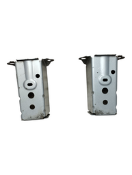 PAR SUPORTE ALMA LAMINA PARACHOQUE TRASE COROLLA 2009 A 2014