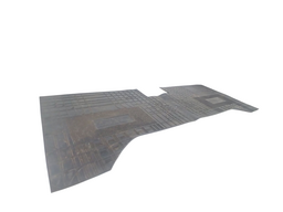 TAPETE TRASEIRO S10 CAB.DUPLA 2001 A 2011