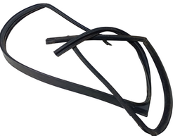 Par Borracha Vidro Porta Traseira Direita Omega Suprema 