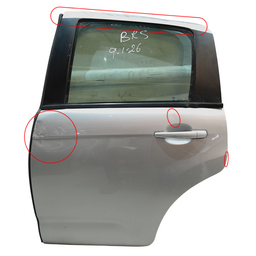 Porta Traseira Esquerda Citroen C3 2013 2014 a 2021