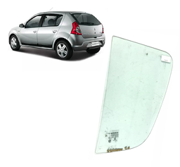 Vidro Porta Traseira Esquerda (Fixo) Sandero 2008 a 2014