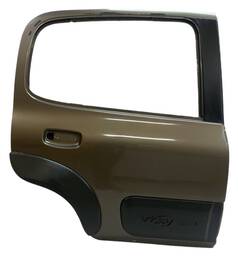 Porta Traseira Direita Uno Way 2011 a 2021 C/ Furo Moldura