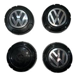 Kit 4 Calota Miolo De Roda Original Saveiro G5 Tropper