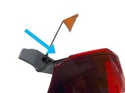 LANTERNA TRASEIRA ESQUERDA FIT 2015 A 2021 S/ LED