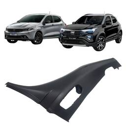 Soleira Banco Traseiro Direito Fiat Argo Pulse 2017 2025