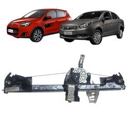 Máquina Vidro Elétrico Dianteiro Esq Grand Siena Novo Palio