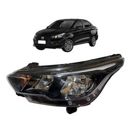 Farol Esquerdo com Led H15 Fiat Argo Cronos 2025