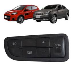 Comando Farol Milha Desembaçador Grand Siena Novo Palio