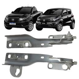 Par Dobradiça Capo Original Nova Strada Fiat Mobi 
