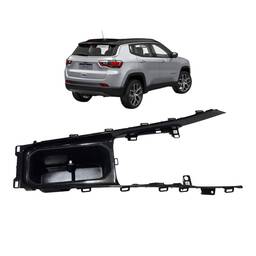 Moldura Black Piano Console Jeep Compass 2022 a 2025