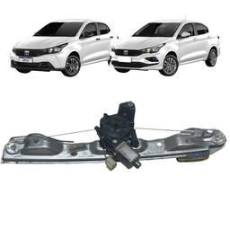 Máquina Vidro Dianteira Esquerda Original Argo Cronos Pulse 