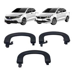 JOGO ALÇA SEGURANÇA PEGA MÃO PRETA ORIGINAL ARGO CRONOS