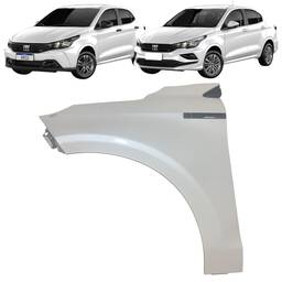 Paralama Esquerdo Original Fiat Argo Cronos 2017 a 2025