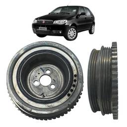 POLIA VIRABREQUIM ORIGINAL FIAT PALIO FIRE 1.0 55181233 